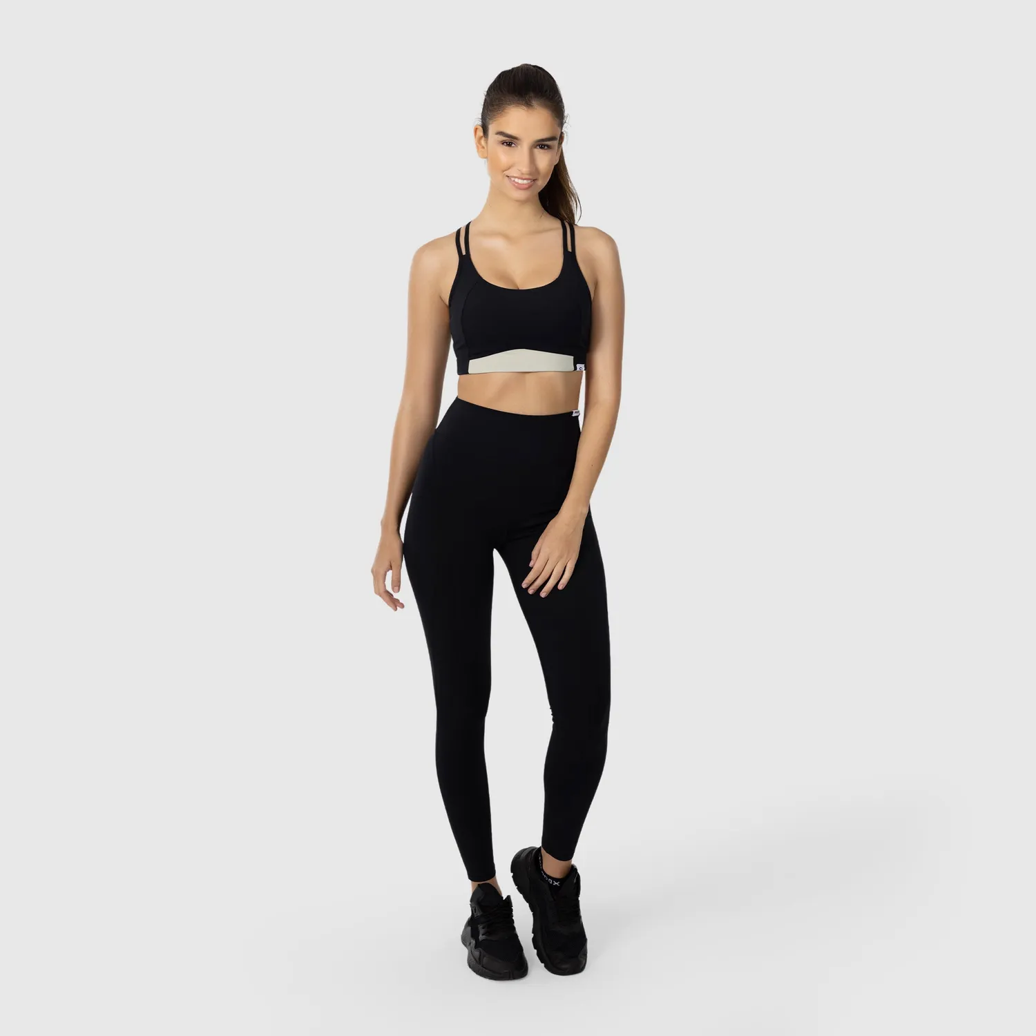 Smilodox Advanced Vickie Sport BH Damen Schwarz Shaped Fit