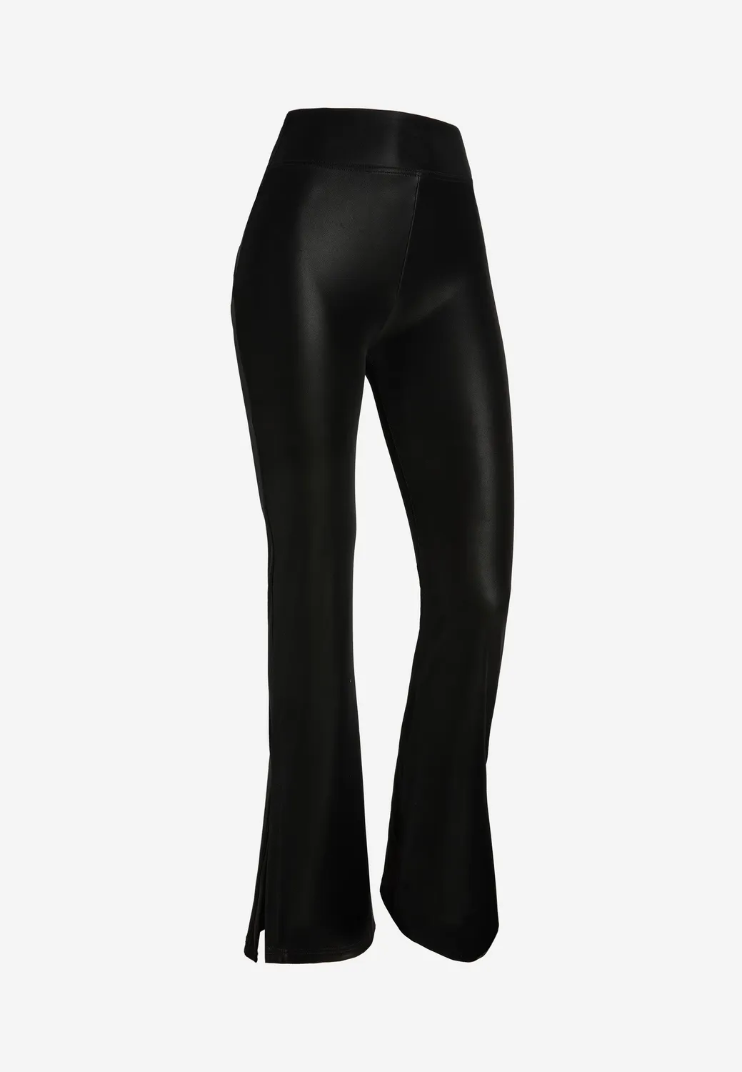 Freddy WR.UP Flare Kunstleder-Leggings Macaroon Push-up