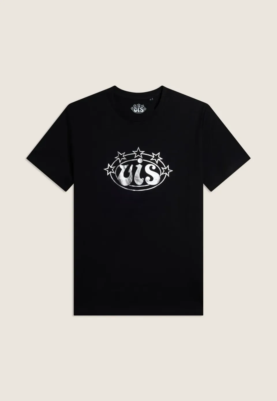 Freddy VIS T-Shirt Herren Schwarz Silber Baumwolle