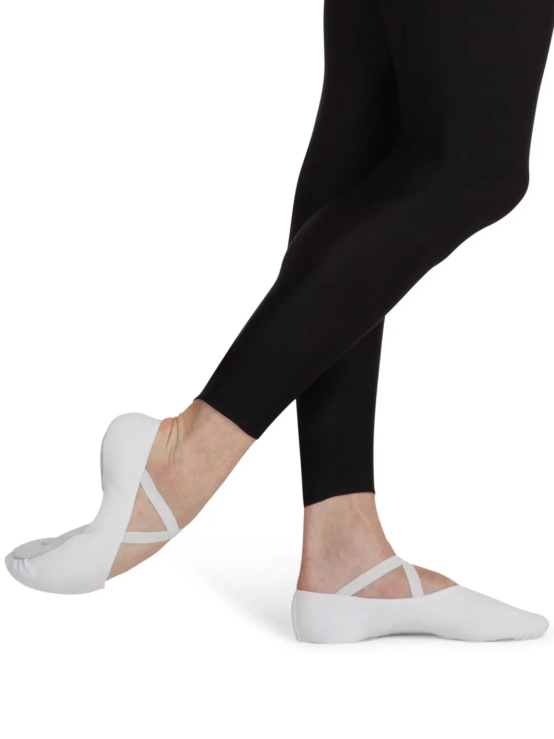 Capezio Cobra U2031 Ballettschläppchen Herren Schwarz Canvas