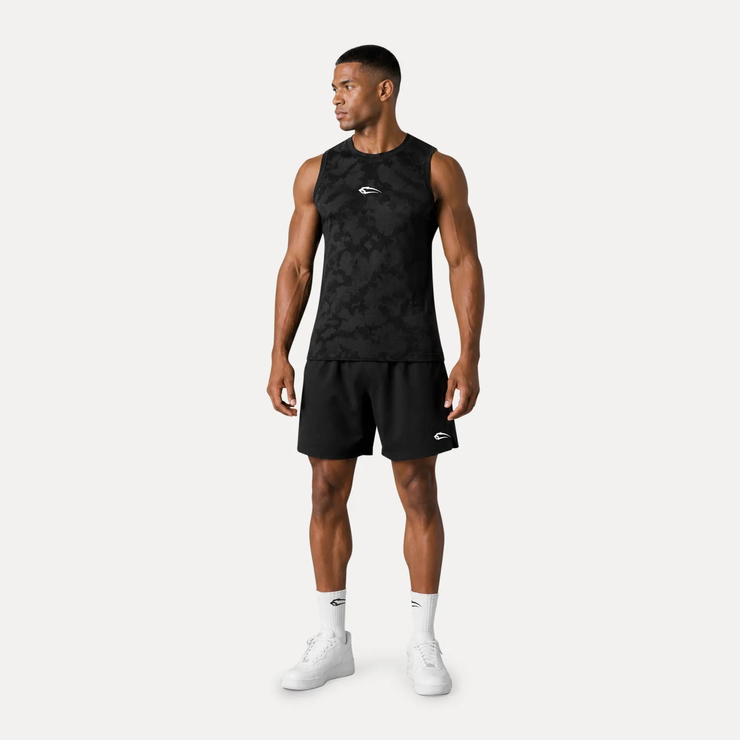 Smilodox Carnos Varek Tank Top Anthrazit Camo