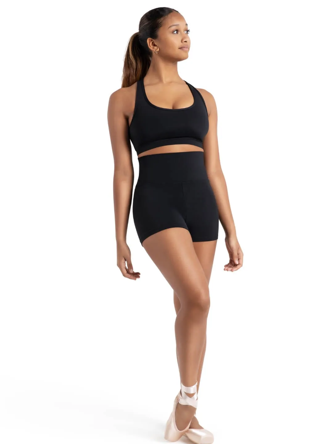 Capezio Team Basics High Waisted Shorts TB131 hoher Bund