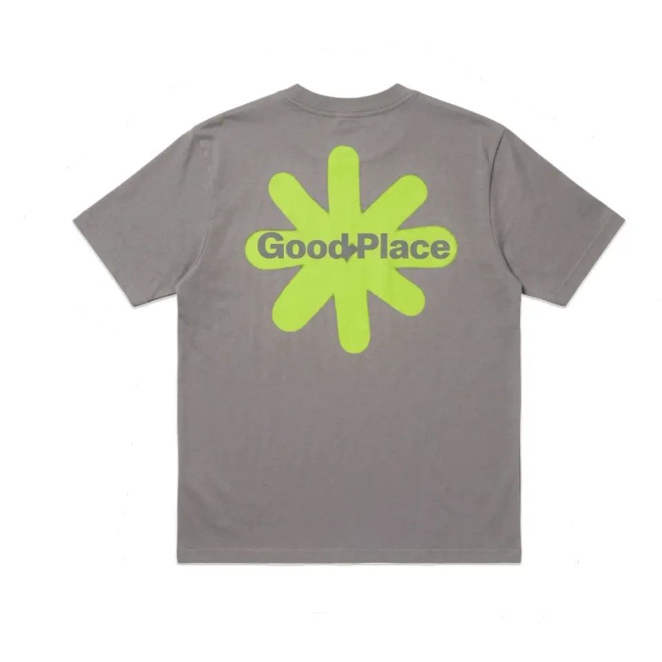 UNNA Sun Tee T-Shirt Steel Grey Baumwolle