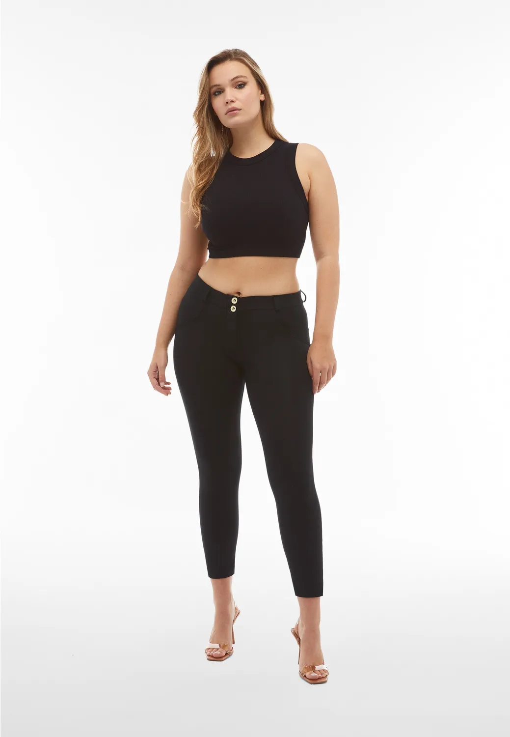 Freddy WR.UP 7/8 Push-up Hose Damen Dunkelblau Bio