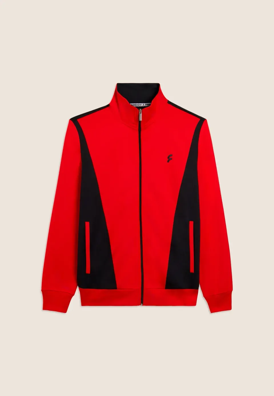 Freddy Colour Block Sportjacke Herren Orange Full-Zip