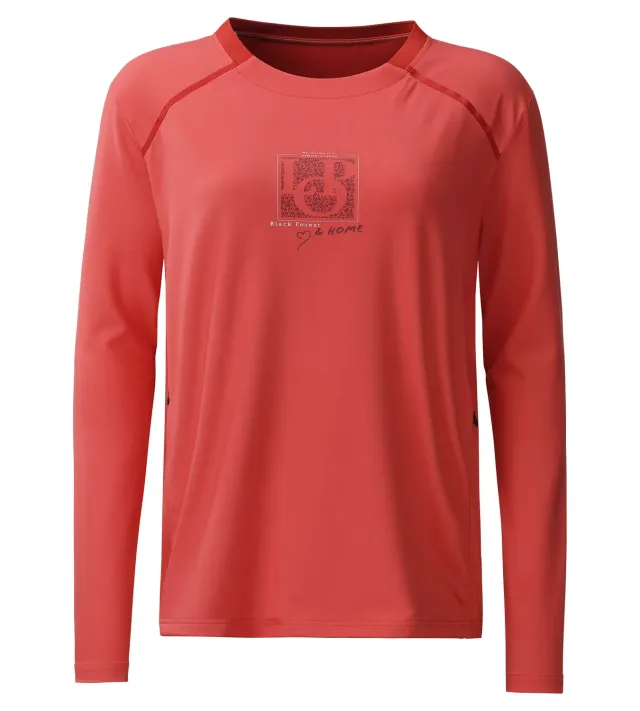 LPO Lotta Sweatshirt rot Damen angeraut