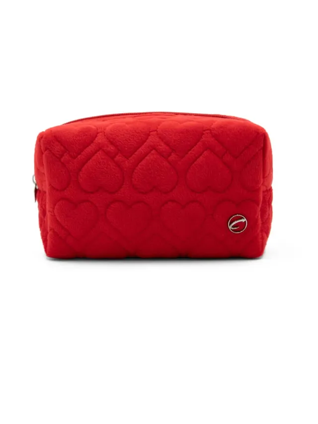 Capezio Street Style Heart Pouch Tasche Pink Samt