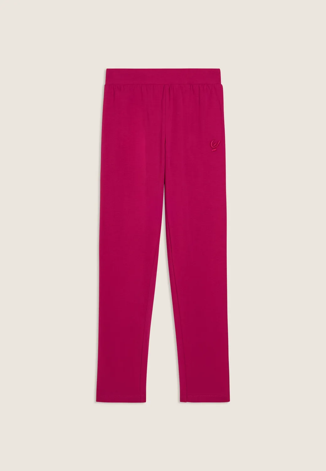 Freddy Leggings Mädchen Schwarz lang gesticktes Logo