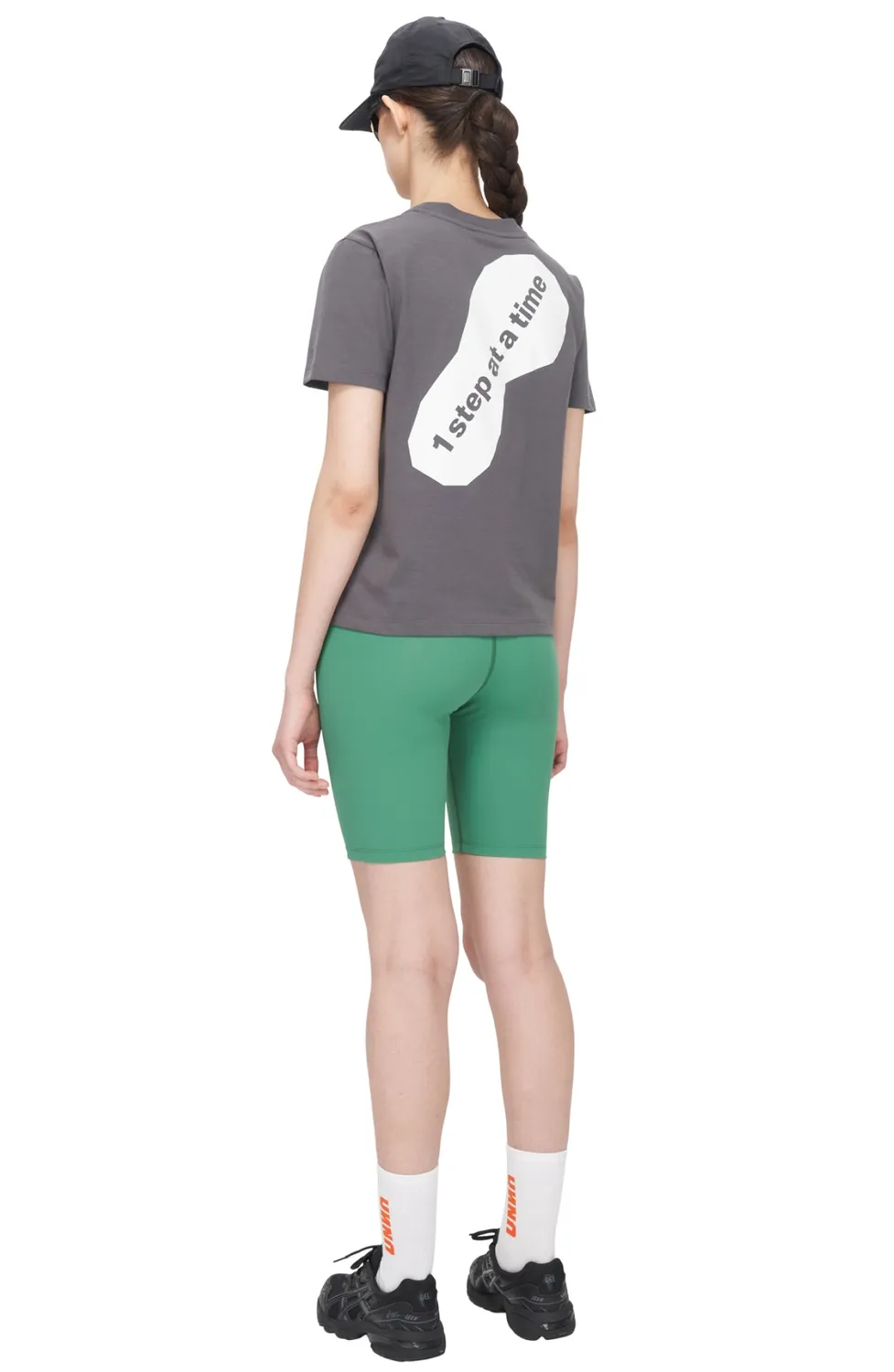 UNNA 1 Step T-Shirt Damen Magnet Grey Bio-Baumwolle