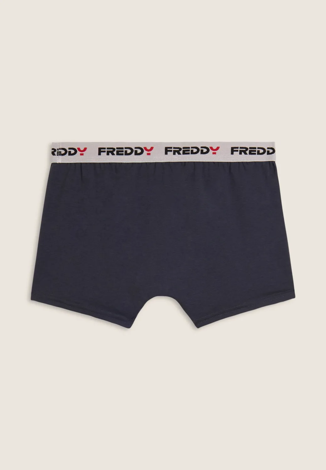 Freddy Jacquard Boxer Herren Blu Navy kurzer Schnitt Baumwolle
