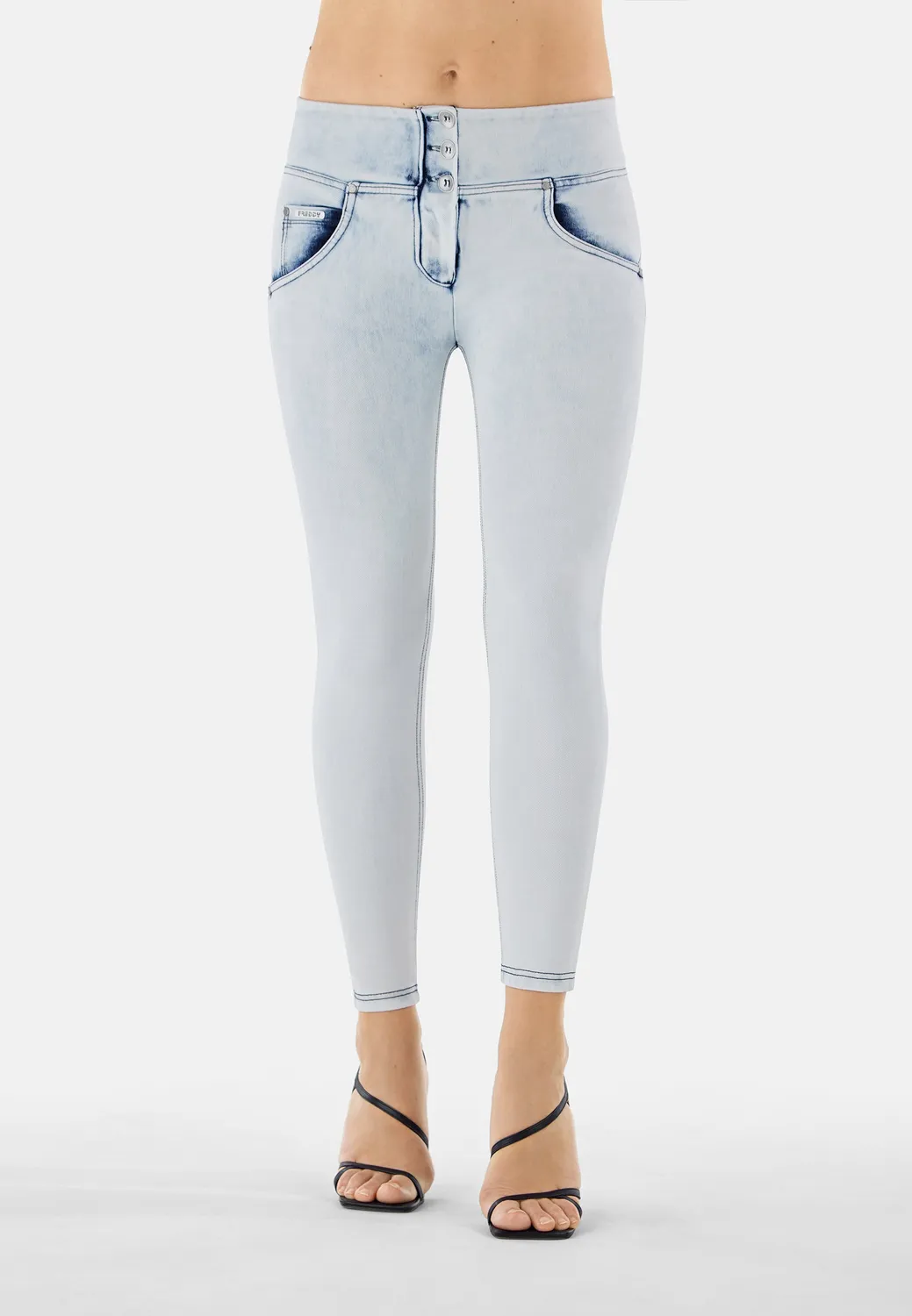 Freddy WR.UP Jeans 7/8 Superskinny Bleached J93N