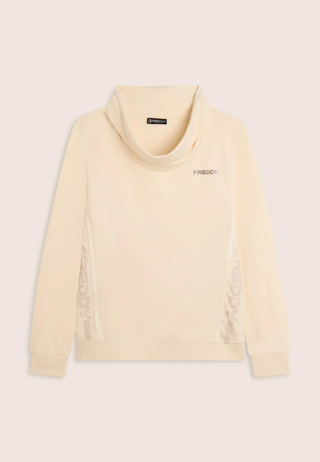 Freddy Sweatshirt Damen Grafik Feige hoher Kragen