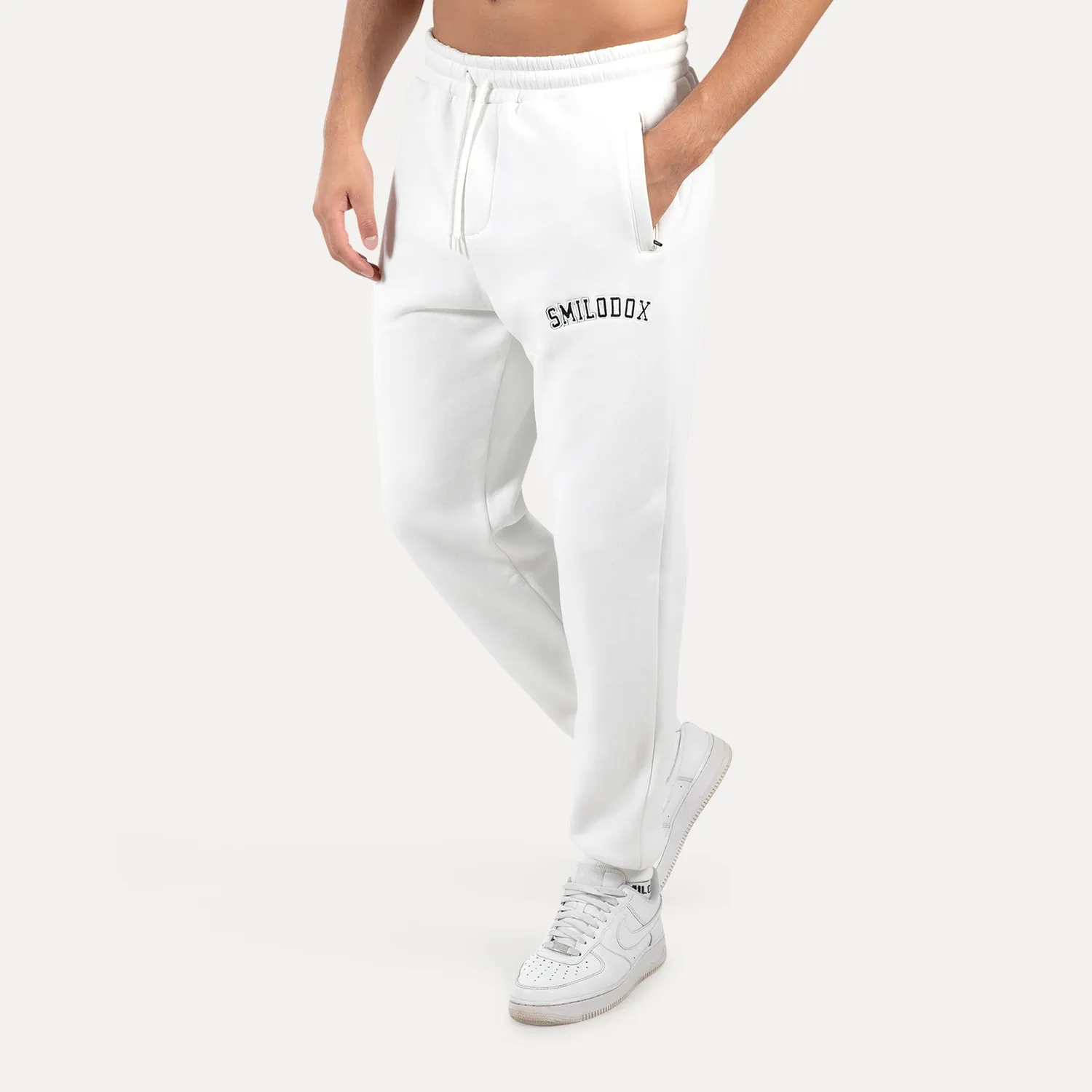 Smilodox Kayson Jogginghose Herren Schwarz Oversize