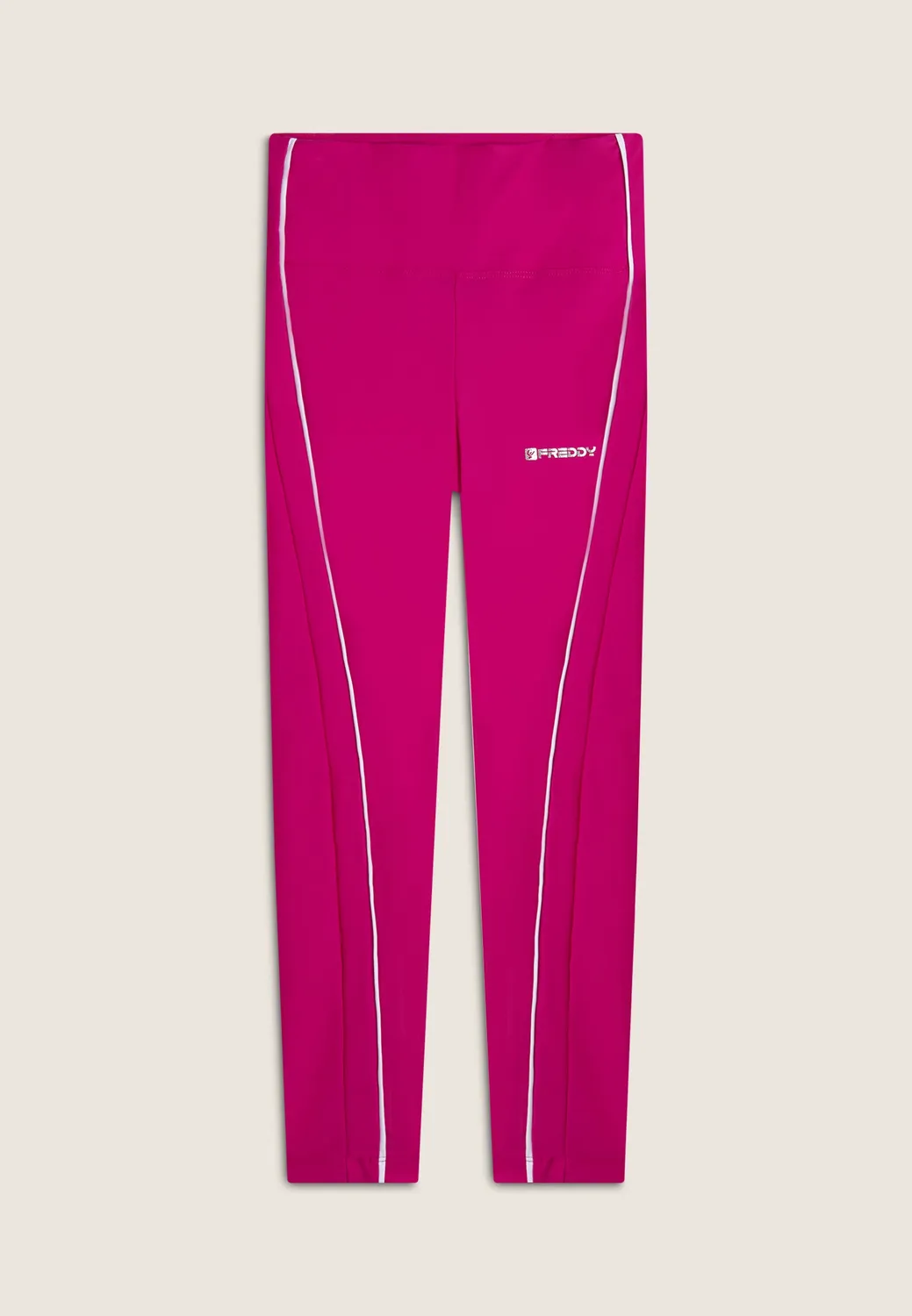 Freddy 7/8 Dance Leggings Schwarz Hoher Bund Glanz