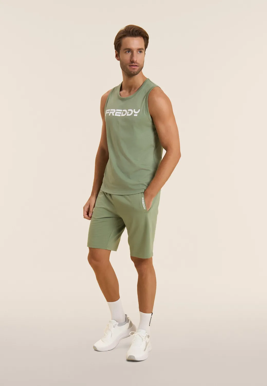Freddy Shorts Heavy Jersey kurz schwarz Tasche