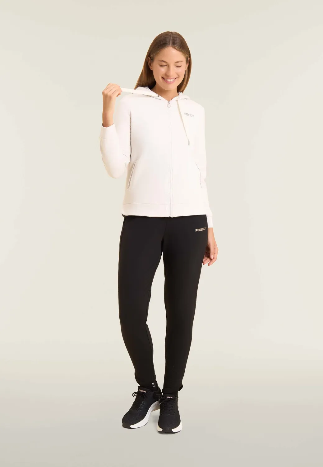 Freddy Strass Sweatjacke Damen Full-Zip Turbulence