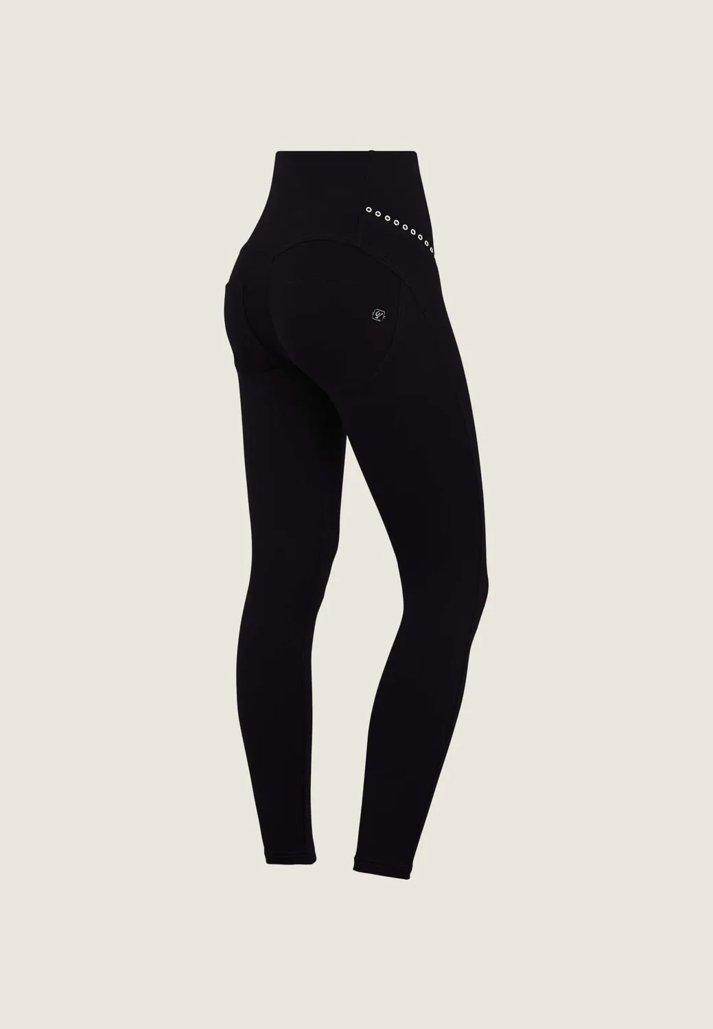 Freddy WR.UP Superskinny 7/8 Hose Schwarz Nieten