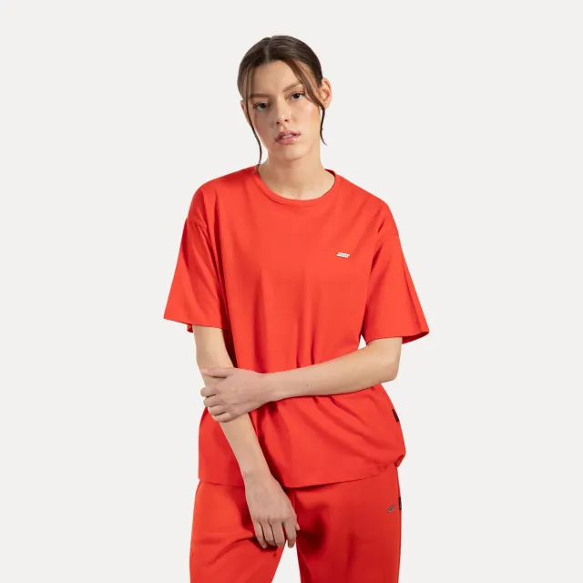 Smilodox Lunara Lyanna T-Shirt Schwarz Oversize Baumwolle