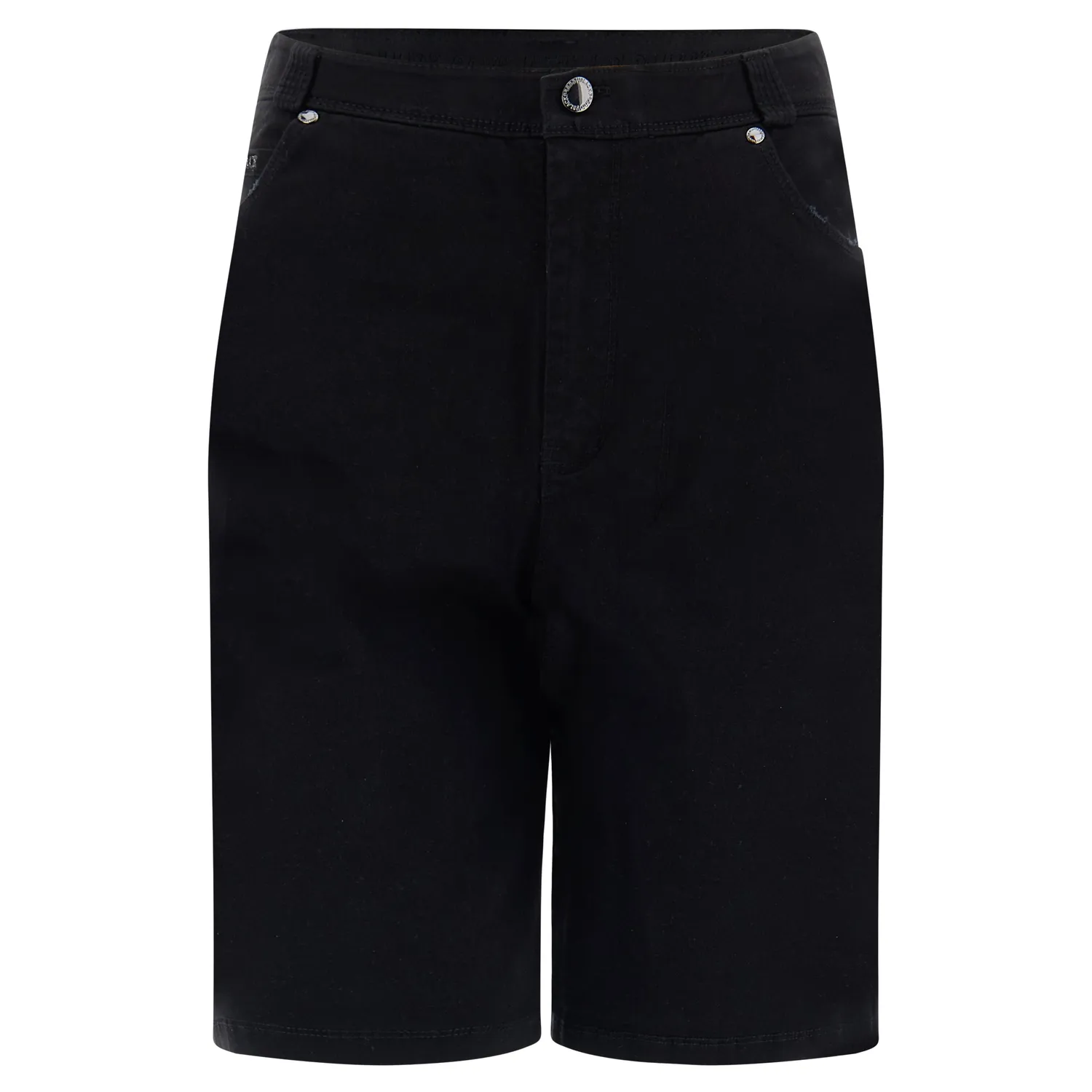 Freddy Black Bermuda Denim Shorts schwarz