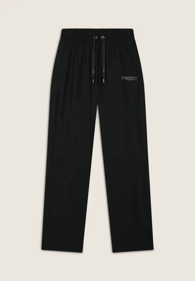 Freddy Sporthose Lyocell Schwarz Seidig M