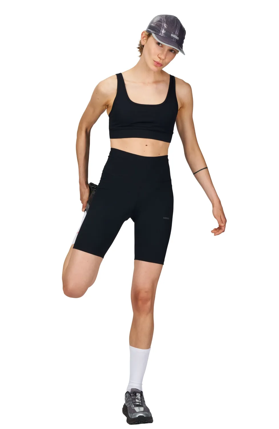 UNNA Good Place Bra Sport-BH Schwarz mittlerer Halt