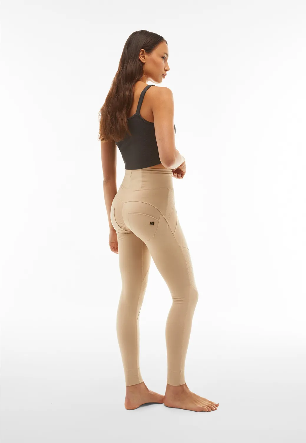 Freddy WR.UP Biker Push-up Hose French Roast superskinny