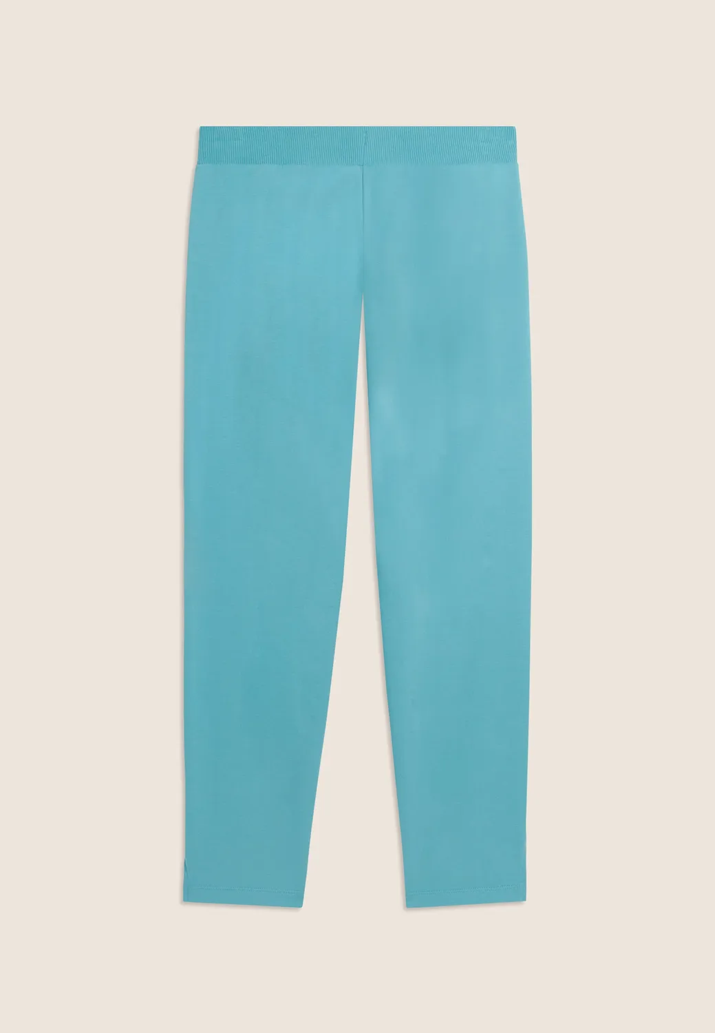 Freddy 7/8 Sporthose Schlitz Schwarz French Terry