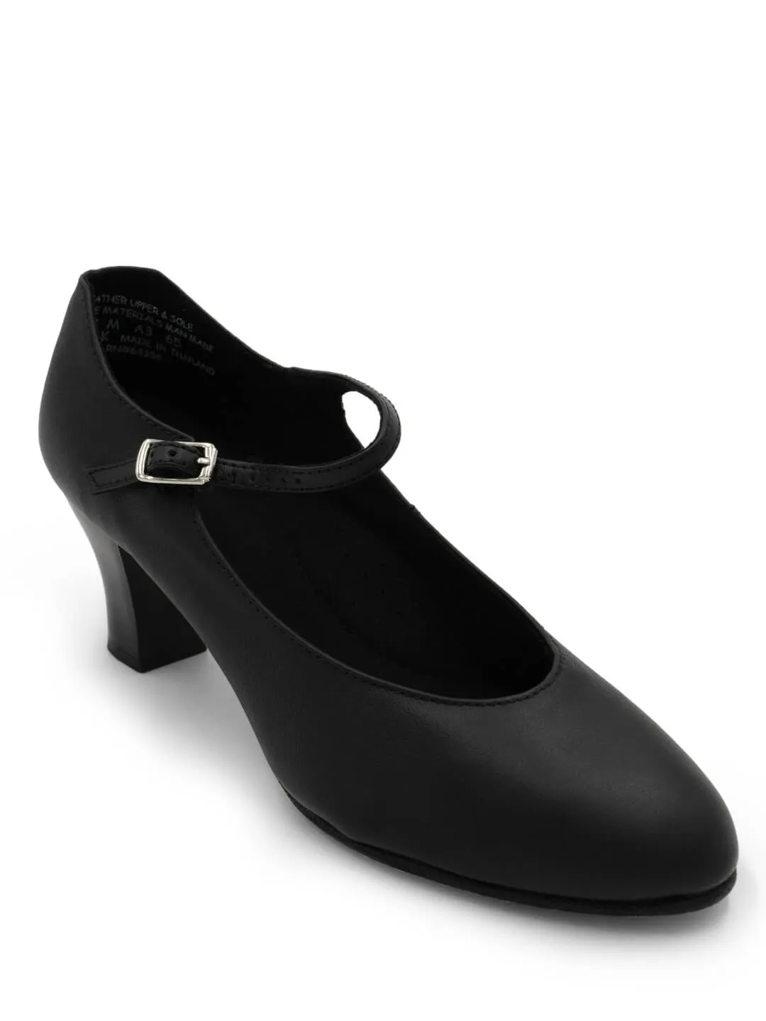 Capezio Student Footlight 650 Charakterschuhe Caramel Leder 5cm