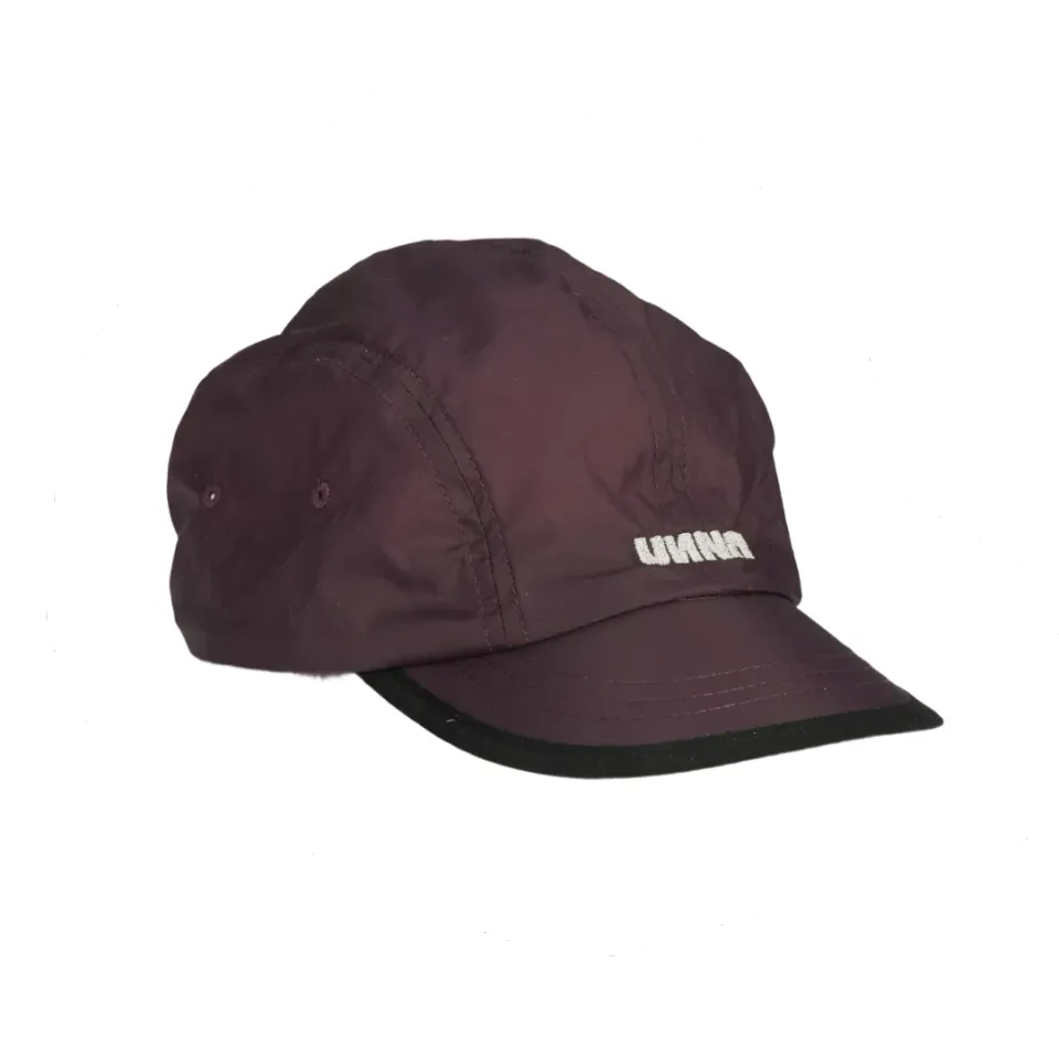 UNNA Smiles Run Cap Laufcap Aubergine Nylon