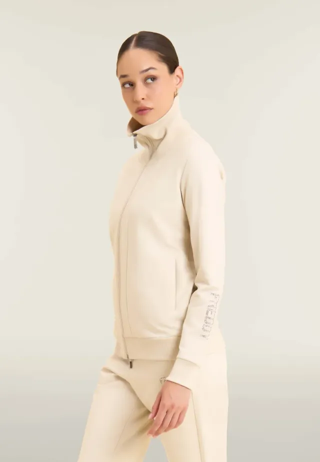 Freddy Zip Sweatjacke Damen Turbulence mit Stehkragen