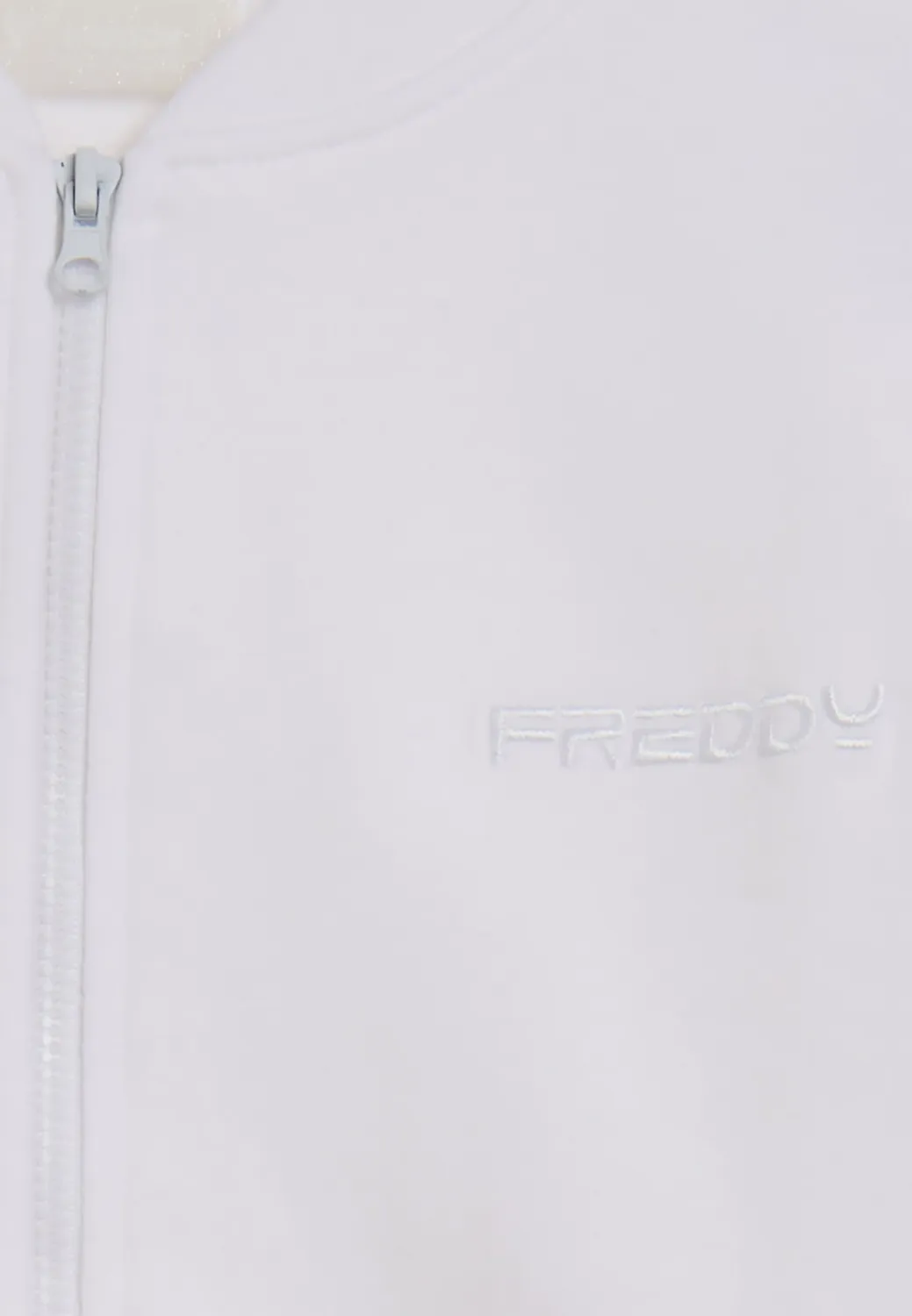 Freddy Bomber Sweatjacke Kinder weiß Zip