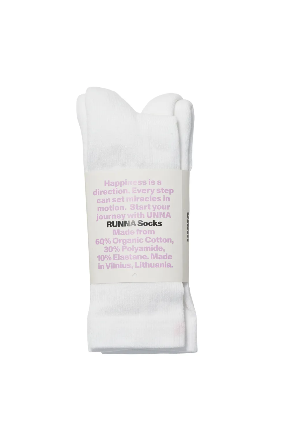 UNNA RUNNA Socks 2-Pack Vanilla White lang