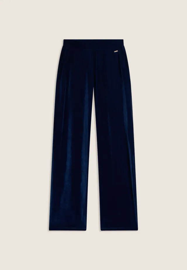 Freddy Wide Leg Comfort Hose Lurex Dark Sapphire