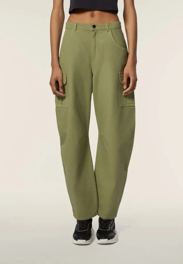 Freddy Cargo Hose Carrot Fit Black Direct Dyed
