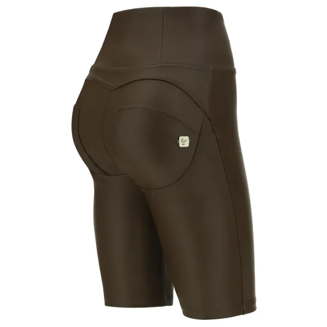 Freddy WR.UP Biker Kunstleder-Leggings Demitasse Push-up