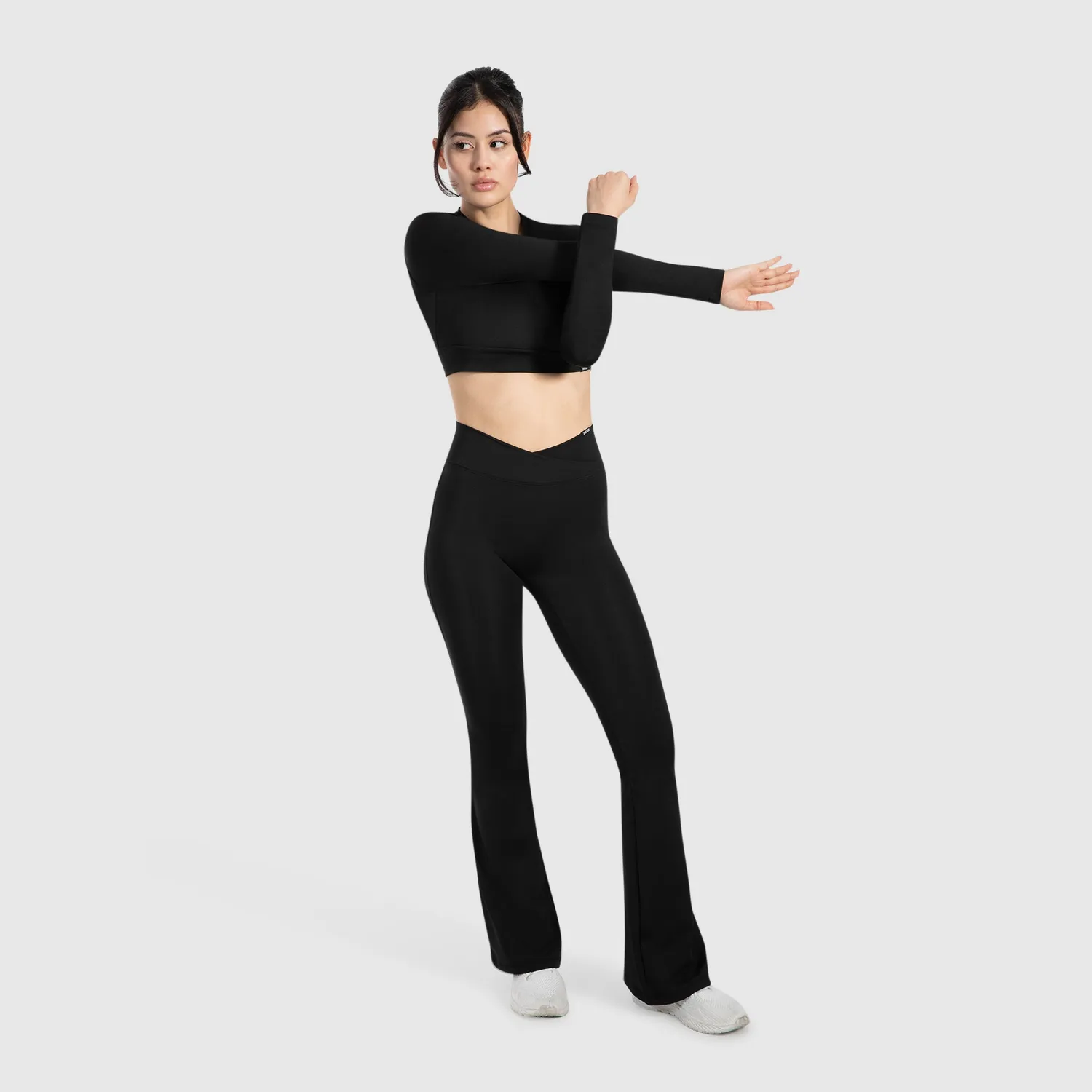 Smilodox Amaze Pro Leonora Bootcut Leggings Schwarz