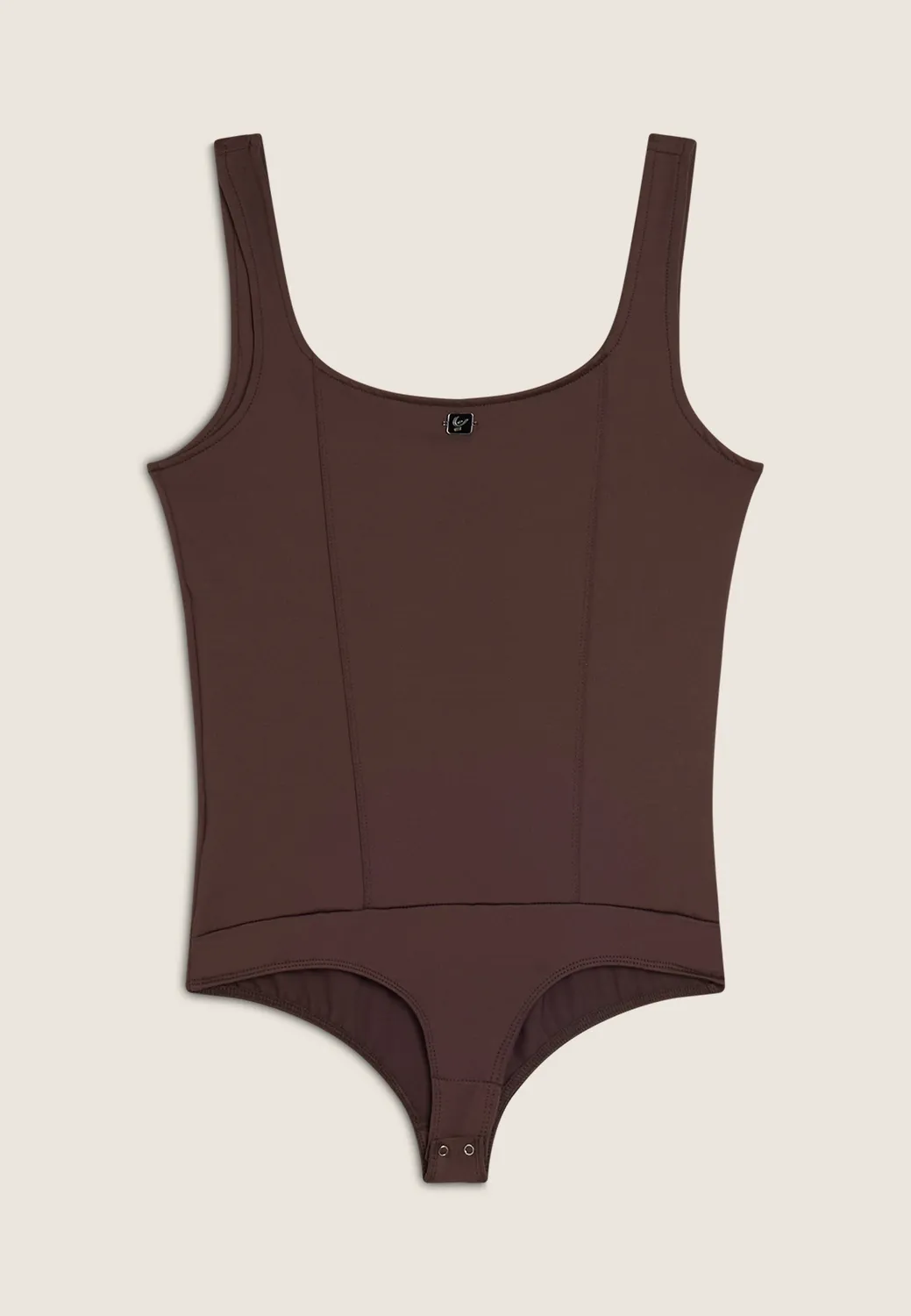 Freddy Square-Neck Body Nero Recycled-Training blickdicht
