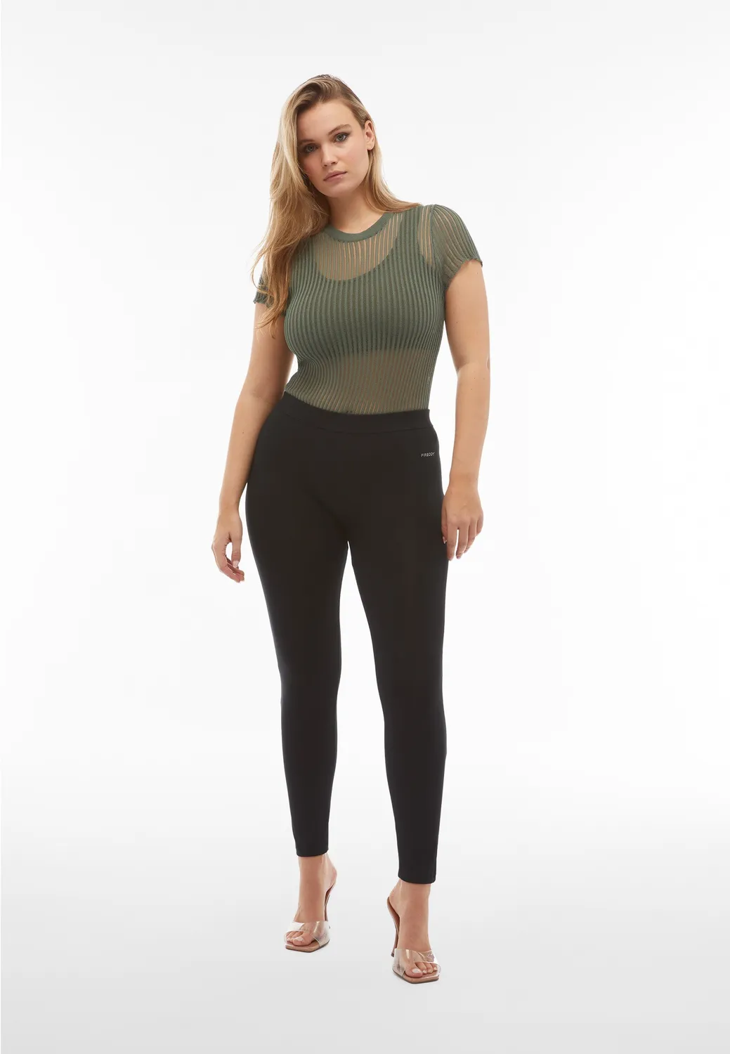 Freddy WR.UP Core Push-Up Leggings Schwarz Bio 7/8