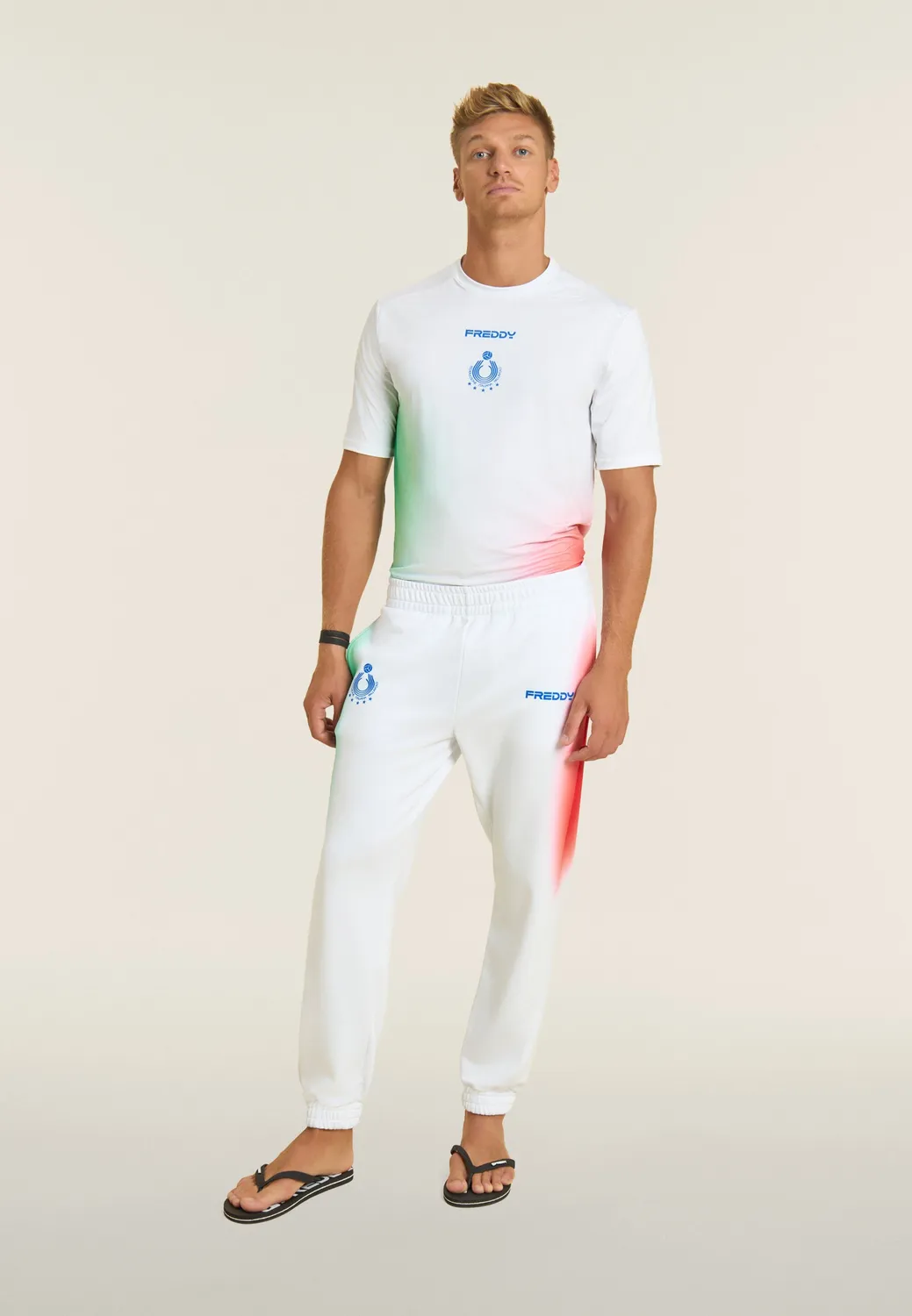 Freddy Italia Beach Volley Sporthose Herren Weiß 2025 UPF50+