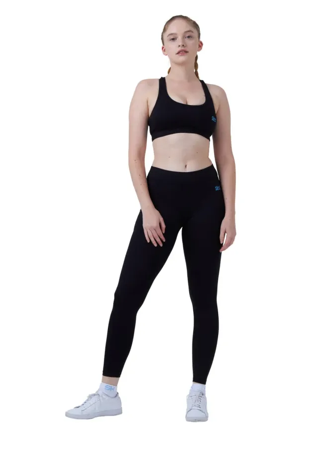 SPORTKIND Fitness 7/8 Leggings blickdicht Größe M