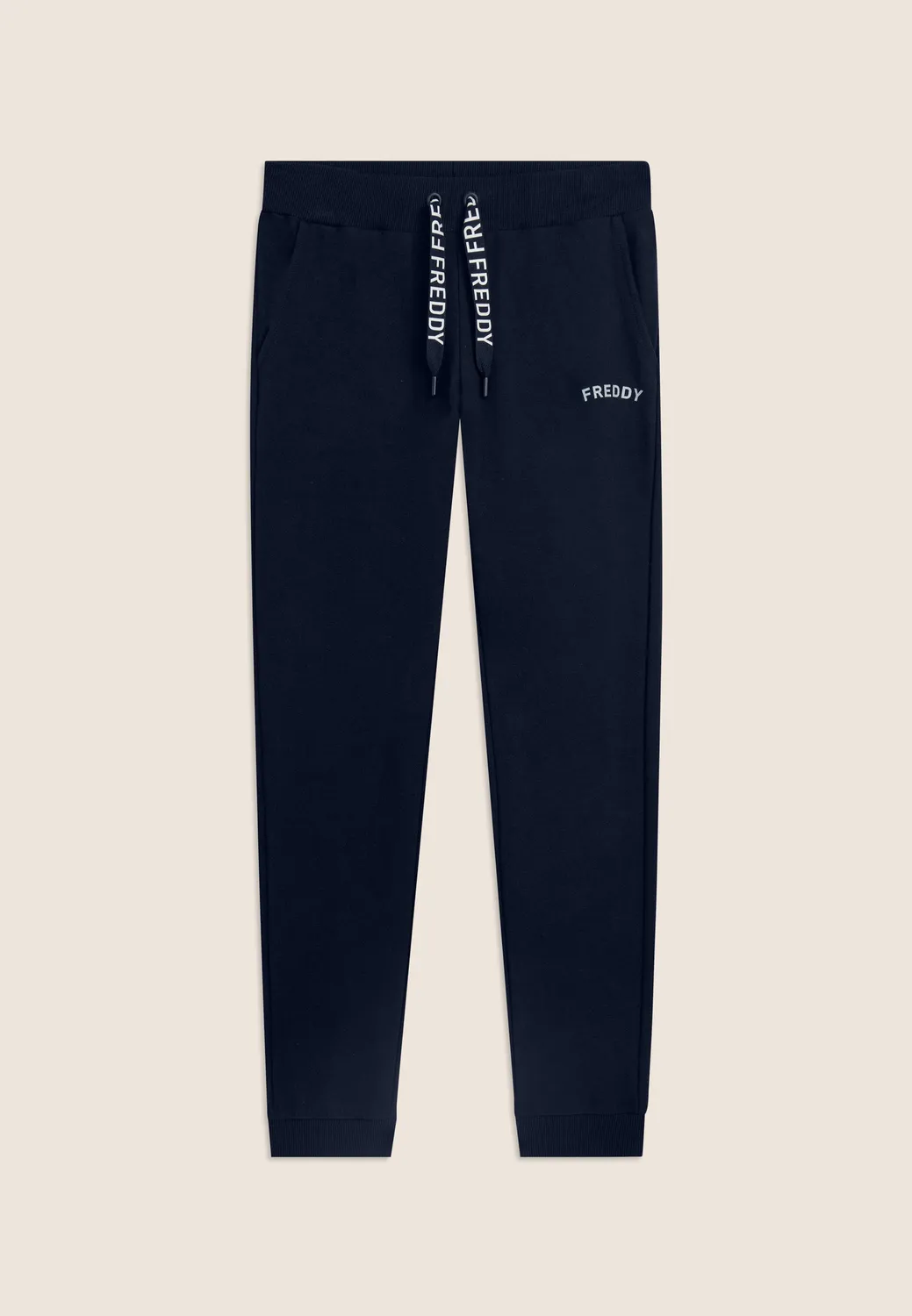 Freddy Jogginghose mit Bündchen Dark Sapphire French Terry