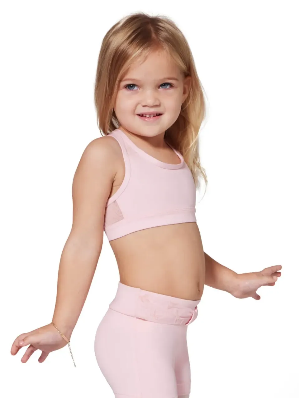 Capezio Take a Bow F12425C Top Kinder Schwarz Mesh