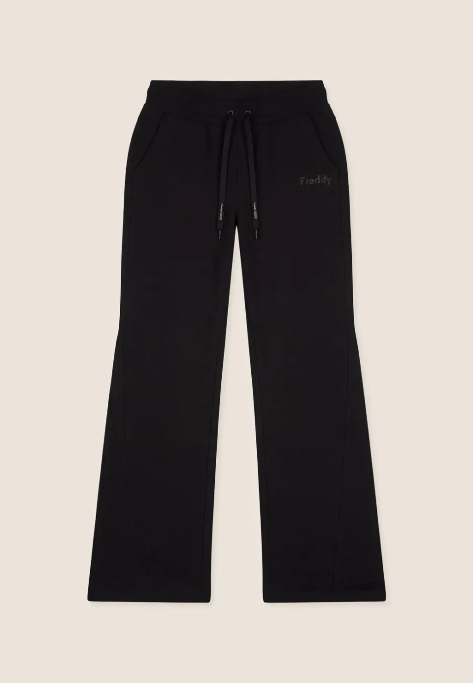 Freddy MOV Bootcut Sporthose Slim Schwarz