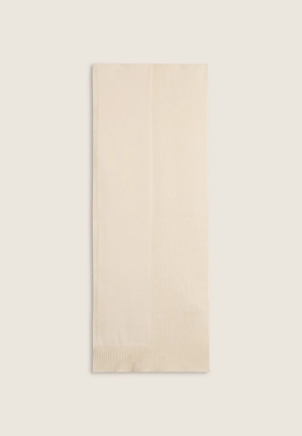 Freddy Schal Rippstrick Logo Forged Iron 185 cm