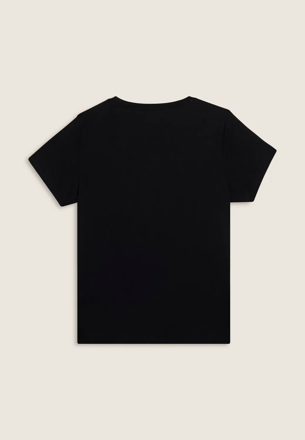 Freddy Supima T-Shirt Pailletten-Logo Nero S