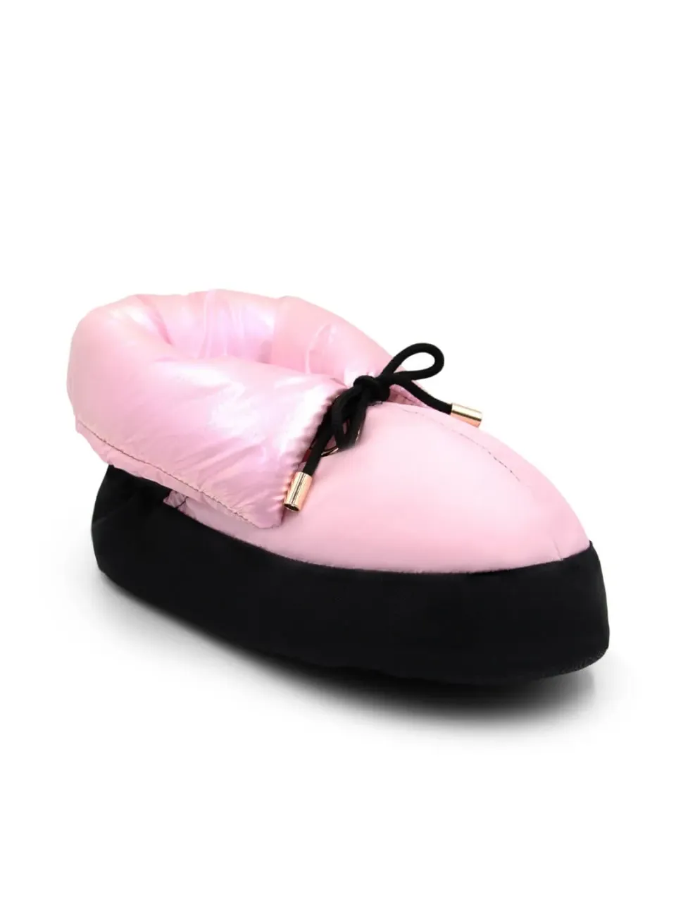 Capezio Mini Glam Warmup Bootie Rosa Metallic