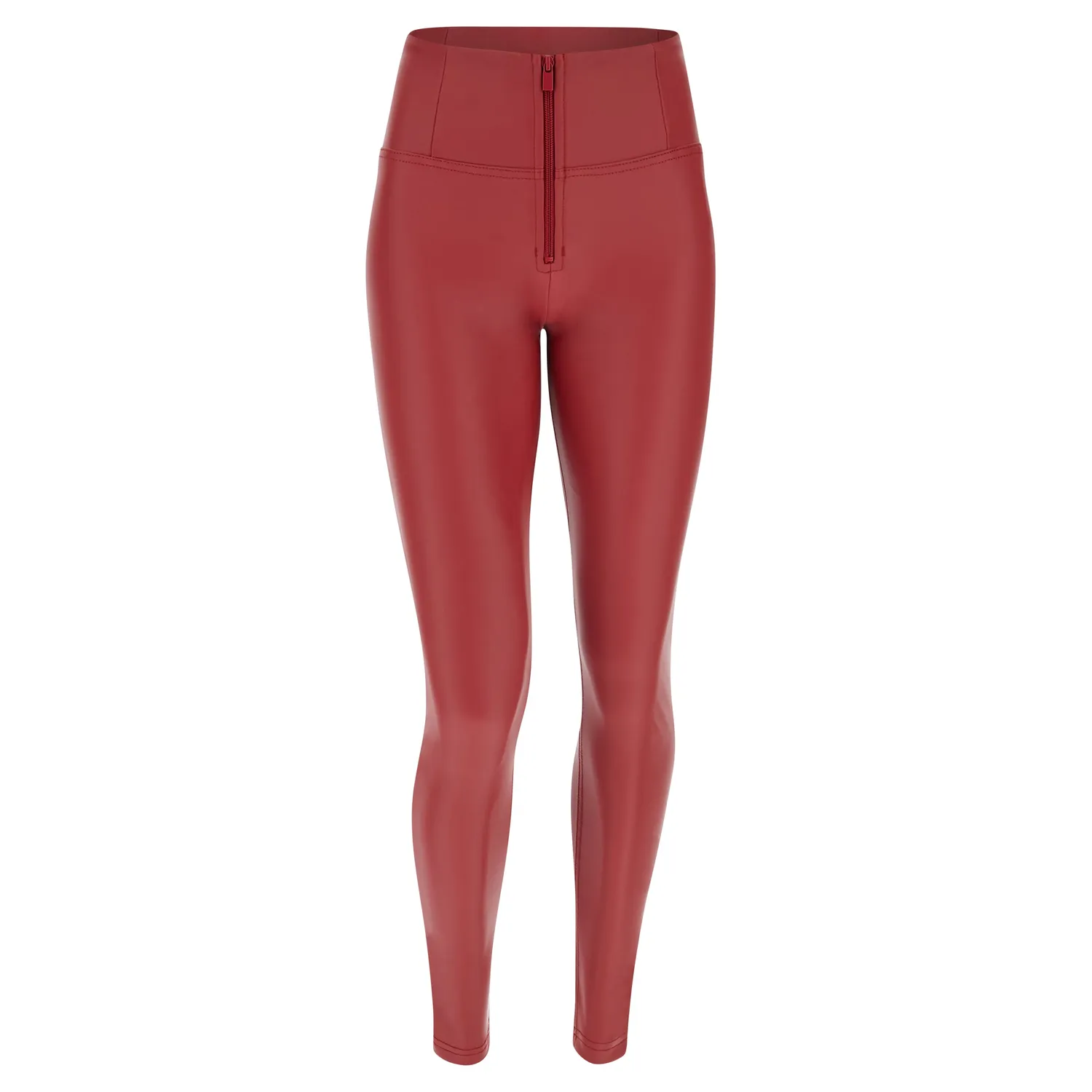 Freddy WR.UP Skinny Push-up Hose Kunstleder Schwarz