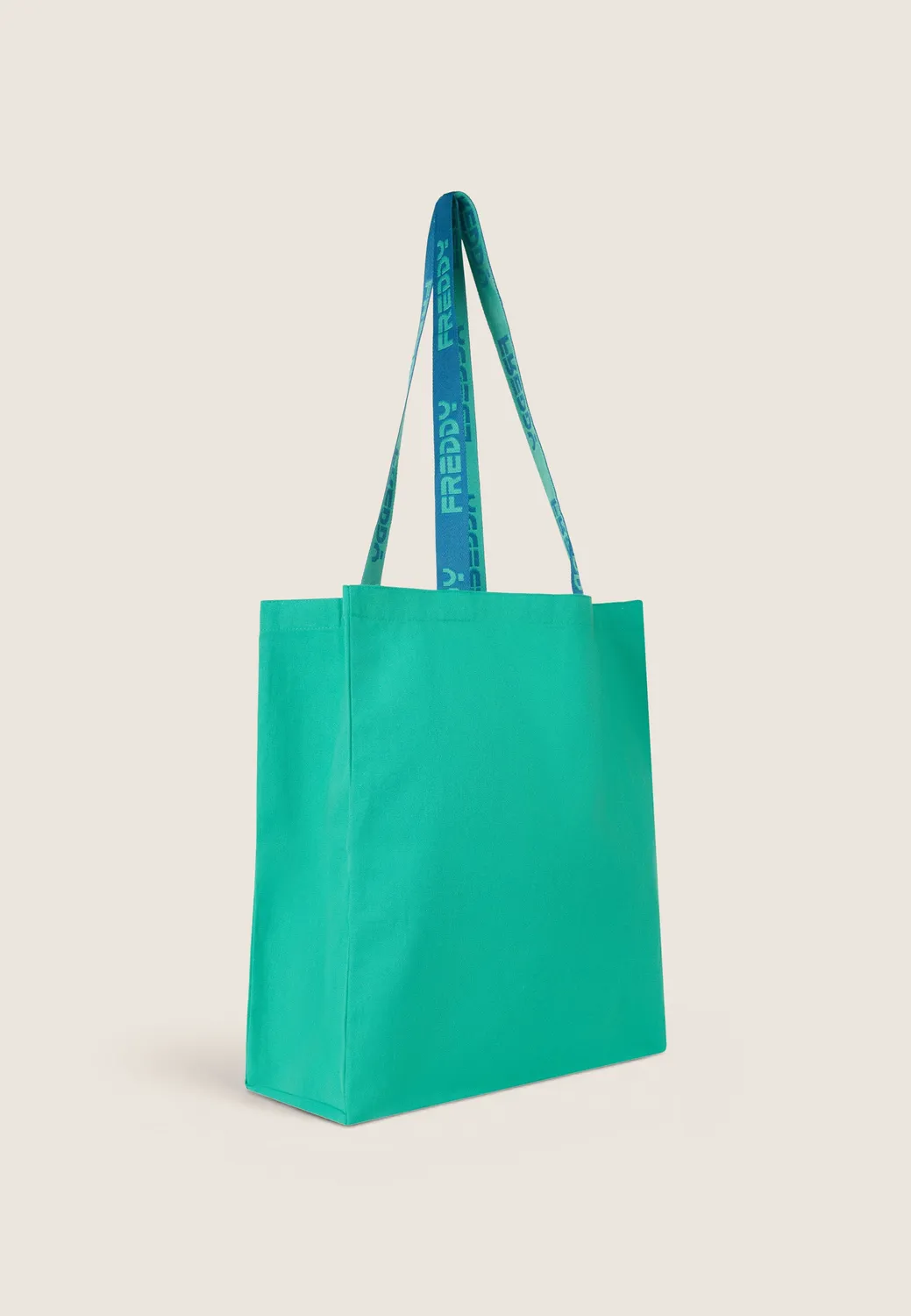 Freddy Shopper Damen Schwarz Baumwoll-Canvas 33x38cm