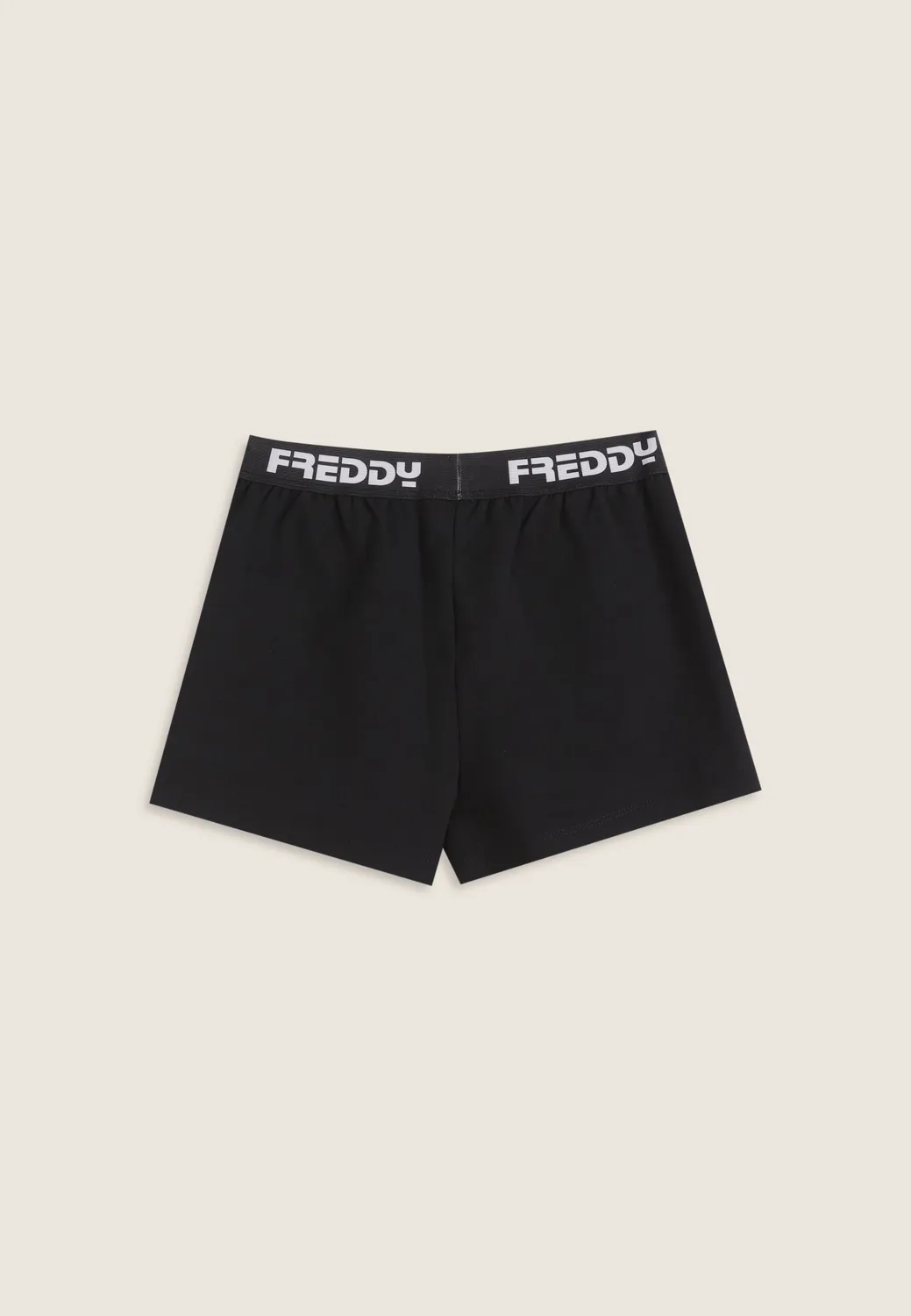 Freddy Shorts Mädchen Baumwolle Schwarz Jacquardbund