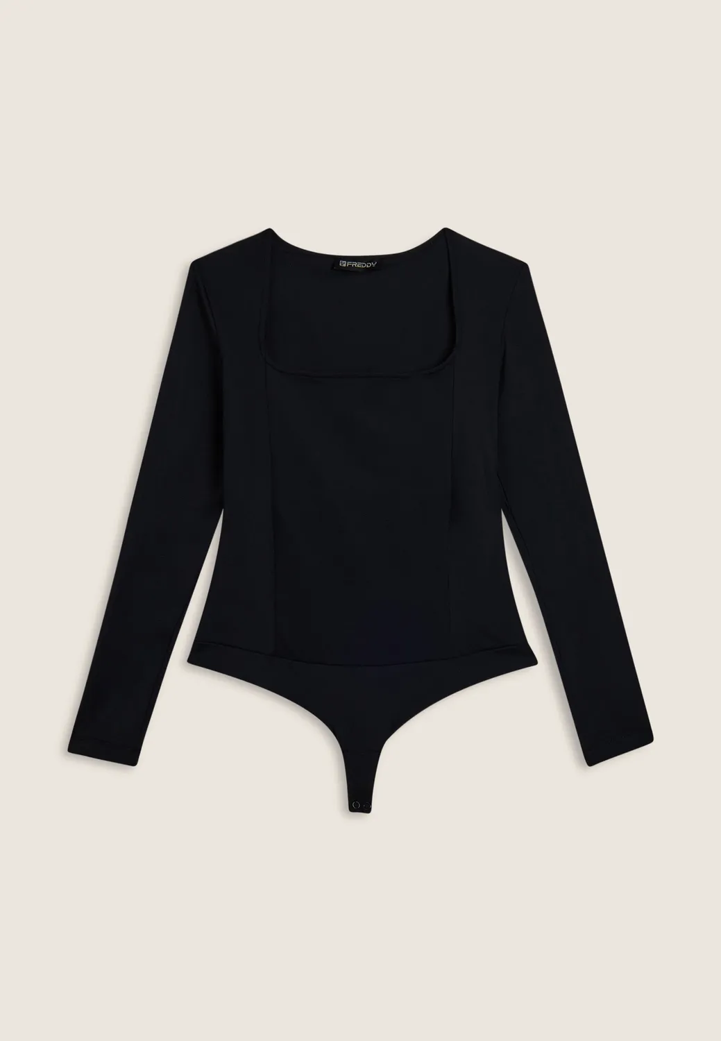 Freddy D.I.W.O. Body Langarm Top Schwarz atmungsaktiv